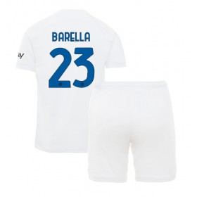 Inter Milan Nicolo Barella #23 Auswärtstrikot 2023-24 Kurzarm (+ kurze hosen)